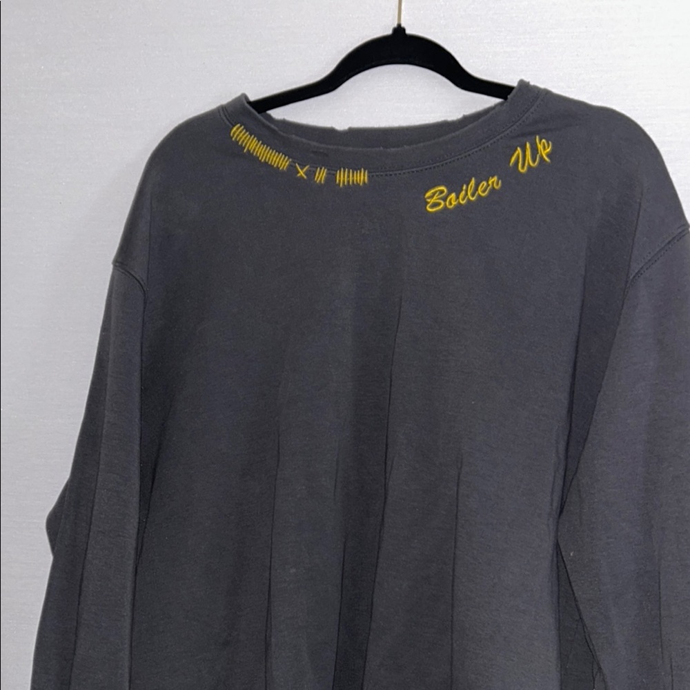 Purdue University distressed sweatshirt